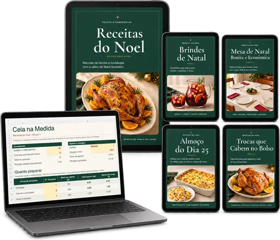 Receitas do Noel com os cinco bônus da versão Premium