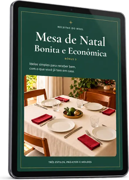 Capa do guia Mesa de Natal Bonita e Econômica